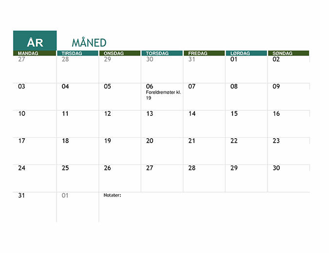 Akademisk kalender