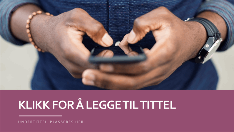 Klassisk driftig og sofistikert presentasjon Klassisk driftig og sofistikert presentasjon