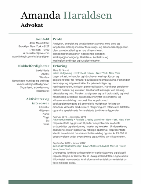 Advokat-CV Advokat-CV