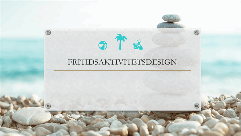 Fritidsaktivitetsdesign Fritidsaktivitetsdesign