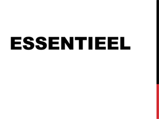 Essentieel Essentieel
