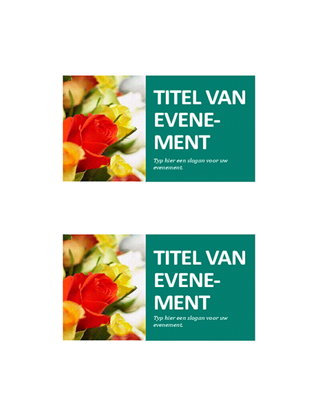 Briefkaart voor aankondiging van evenement Briefkaart voor aankondiging van evenement
