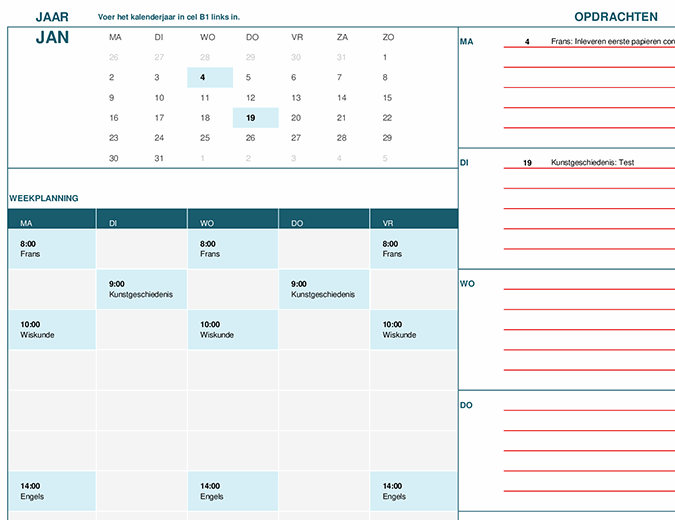 Studentenkalender (ma)