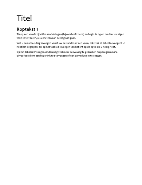 Specificatieontwerp (leeg) Specificatieontwerp (leeg)