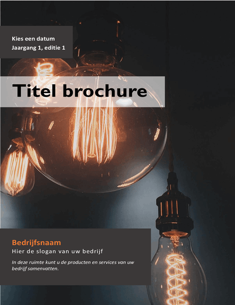 Boekje met product-of service-advertentie Boekje met product-of service-advertentie