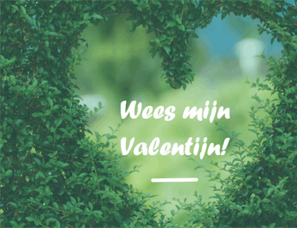 Valentijnsdagkaart (dubbelgevouwen) Valentijnsdagkaart (dubbelgevouwen)