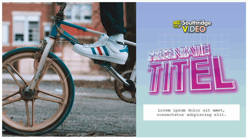 Retro verkooppresentatie Retro verkooppresentatie