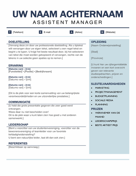 Geordende moderne cv Geordende moderne cv