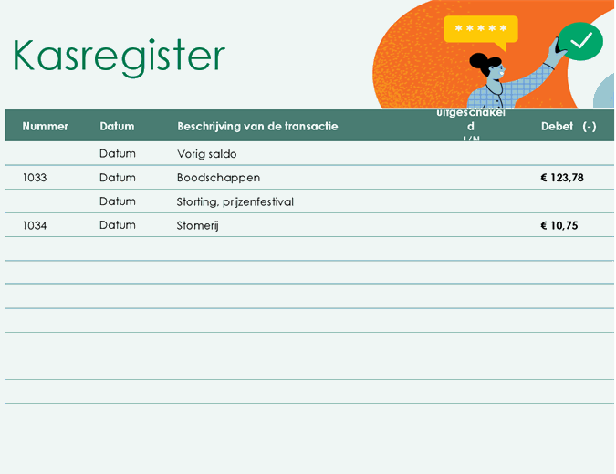 Register controleren (eenvoudig ontwerp)