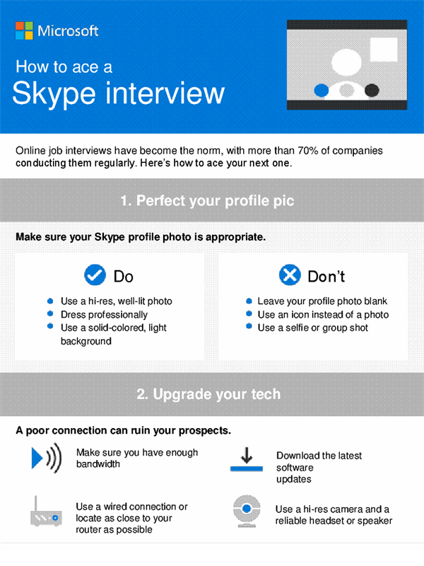 Hoe voert u een goed Skype interview