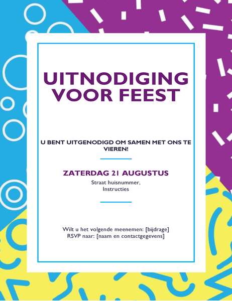 Feestflyer Feestflyer