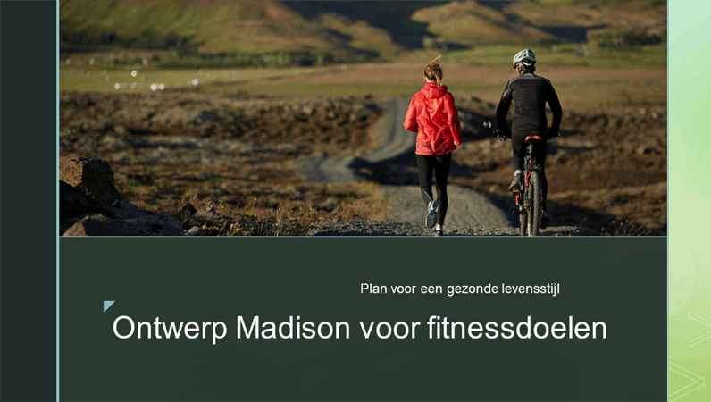 Ontwerp Madison voor fitnessdoelen