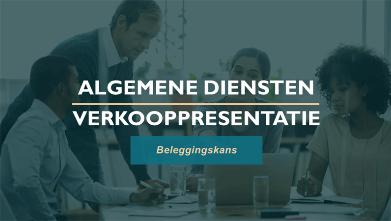Verkooppresentatie voor professionele diensten Verkooppresentatie voor professionele diensten