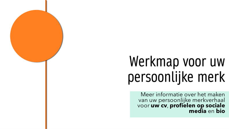 Sjabloon voor persoonlijke huisstijl Sjabloon voor persoonlijke huisstijl