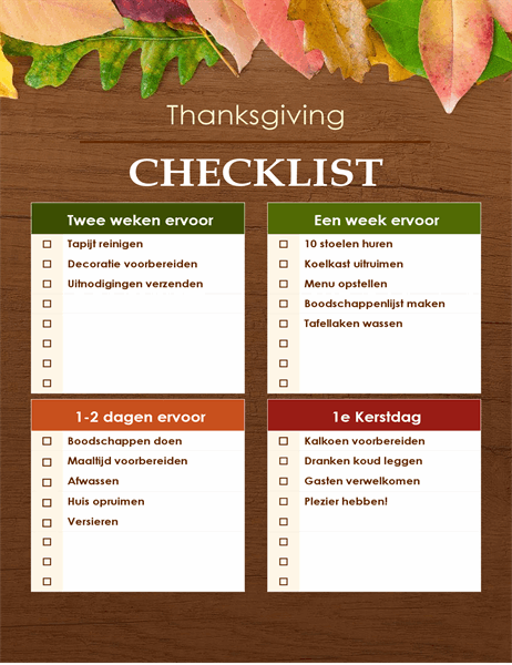 Thanksgiving-checklist
