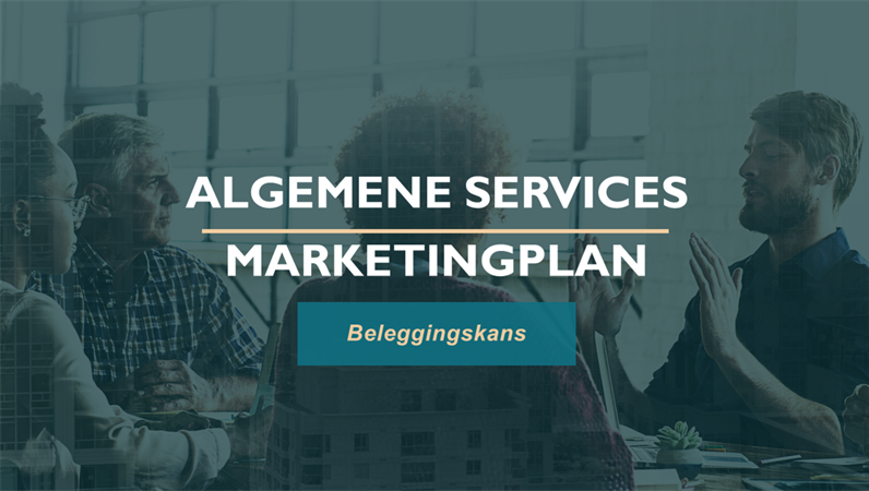 Professioneel marketingplan voor services Professioneel marketingplan voor services
