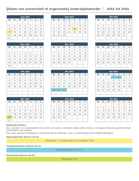 Schoolagenda Schoolagenda