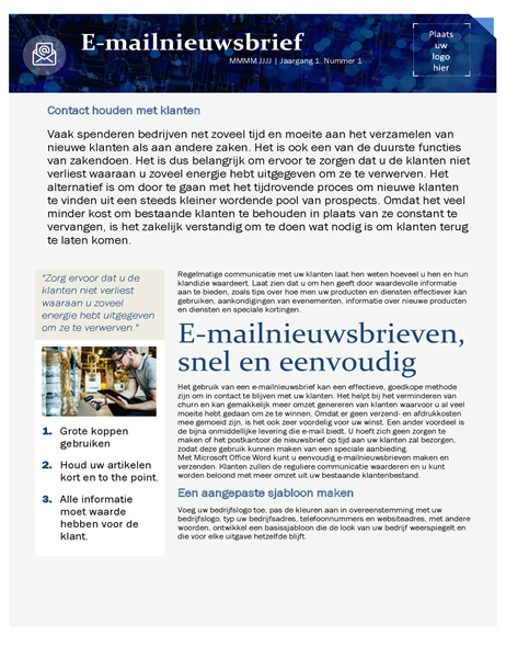 Sjabloon voor e-mailmarketing voor kleine bedrijven Sjabloon voor e-mailmarketing voor kleine bedrijven