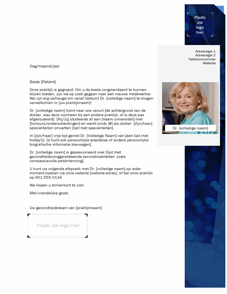 Introductiebrief gezondheidszorgaanbieder Introductiebrief gezondheidszorgaanbieder