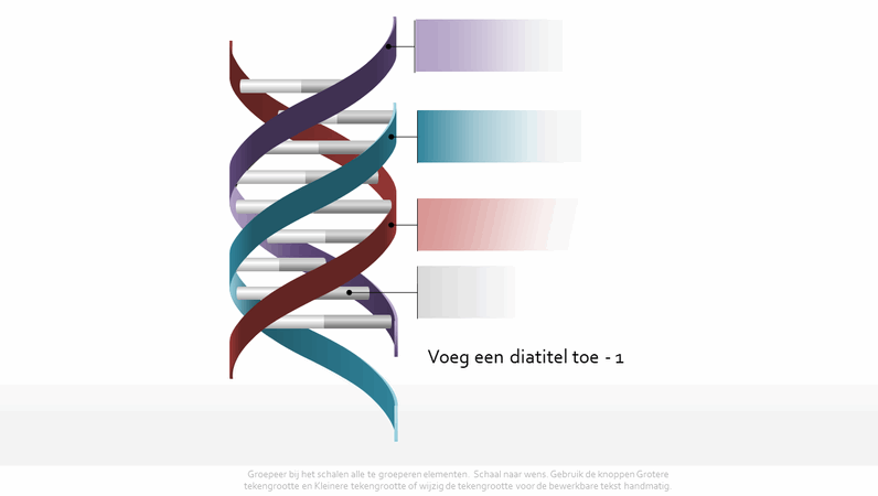 DNA-graphic als driedubbele helix