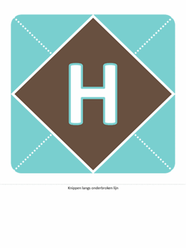 Hoera een jongetje-banner Hoera een jongetje-banner
