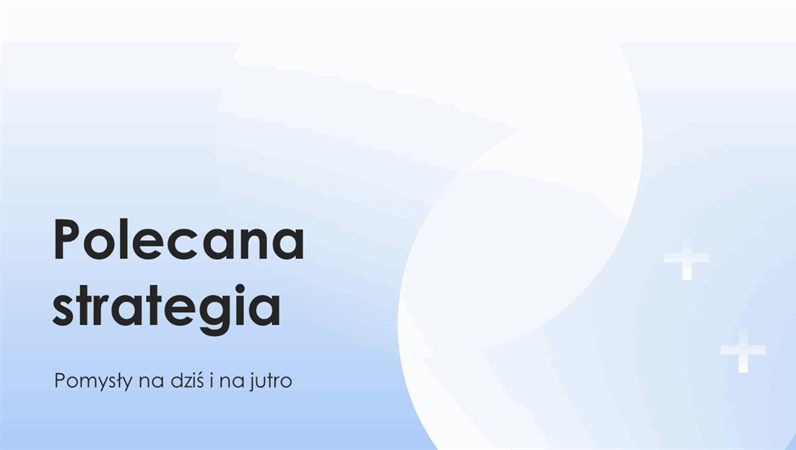 Prezentacja strategii biznesowej Prezentacja strategii biznesowej