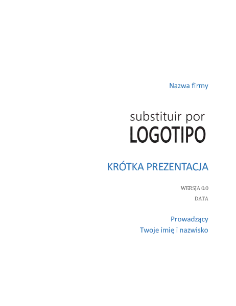 Krótka prezentacja Krótka prezentacja