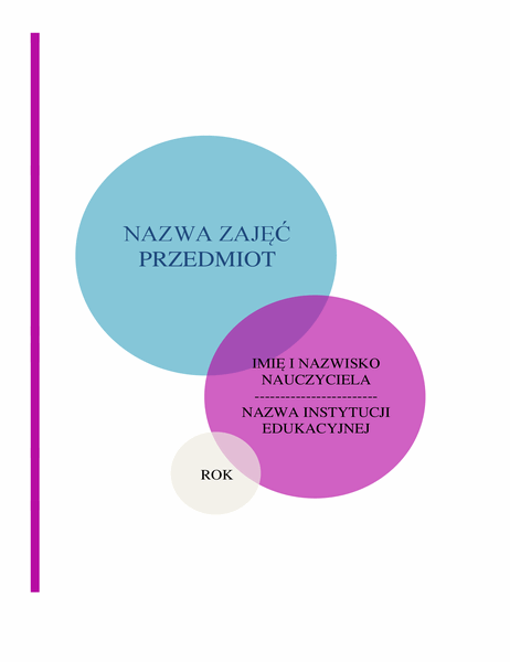 Szkolny zeszyt prac domowych (okładka, grzbiet, karty oddzielające) Szkolny zeszyt prac domowych (okładka, grzbiet, karty oddzielające)