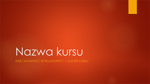 Ogólne informacje o kursie akademickim (panoramiczny) Ogólne informacje o kursie akademickim (panoramiczny)
