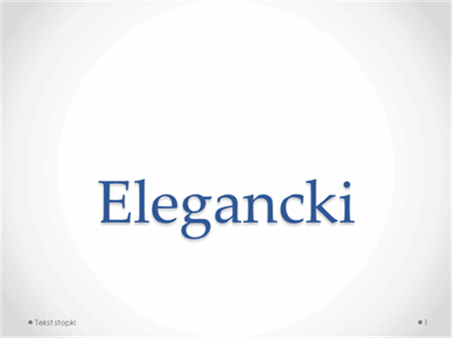 Elegancki