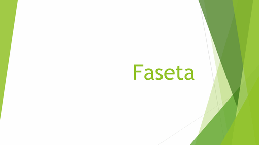 Faseta Faseta