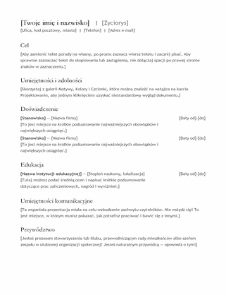 CV (życiorys) CV (życiorys)