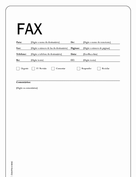 Fax (tema Igualdade)