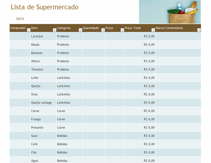 Lista De Supermercado