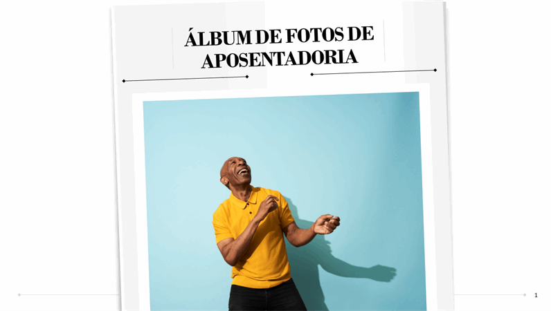 Álbum de fotos de aposentadoria Álbum de fotos de aposentadoria