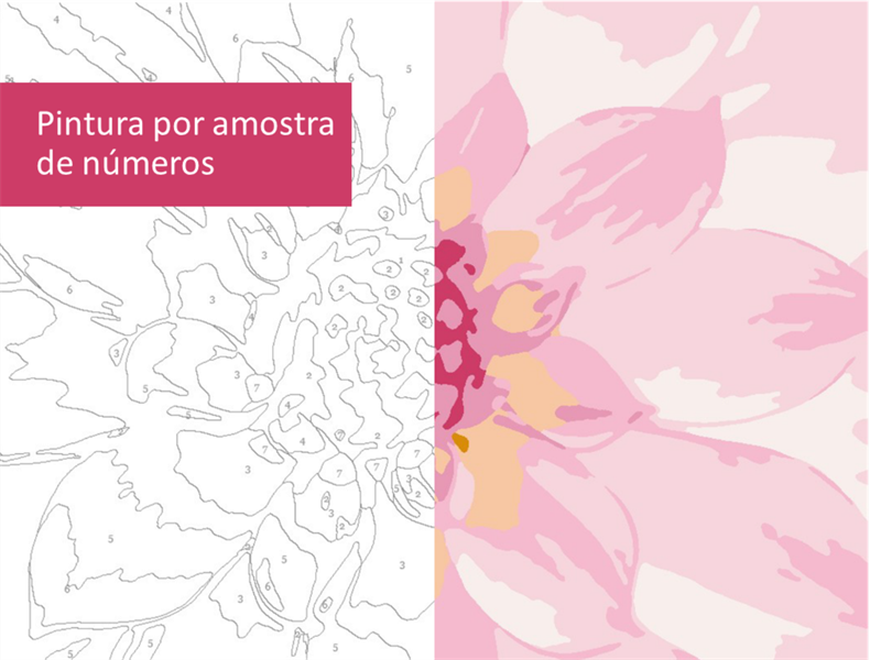 Pintura por amostra de números Pintura por amostra de números