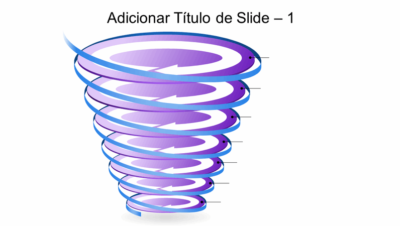 Elemento gráfico em espiral