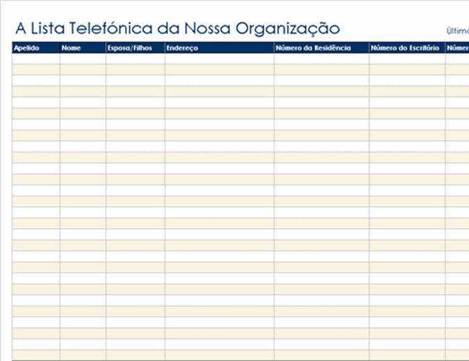 Lista De Contatos De Clientes