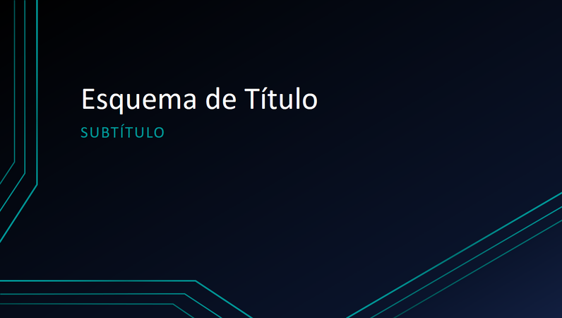 Apresentação com linhas de circuito triplo (ecrã panorâmico) Apresentação com linhas de circuito triplo (ecrã panorâmico)