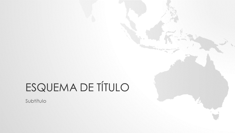 Série de mapas do mundo, apresentação com o continente australiano (ecrã panorâmico) Série de mapas do mundo, apresentação com o continente australiano (ecrã panorâmico)