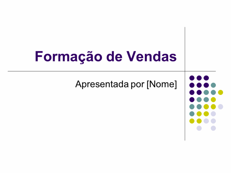 Diapositivos de formação de vendas Diapositivos de formação de vendas