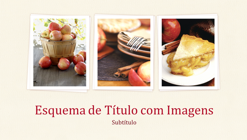 Apresentação com design de Livro de Culinária (ecrã panorâmico) Apresentação com design de Livro de Culinária (ecrã panorâmico)