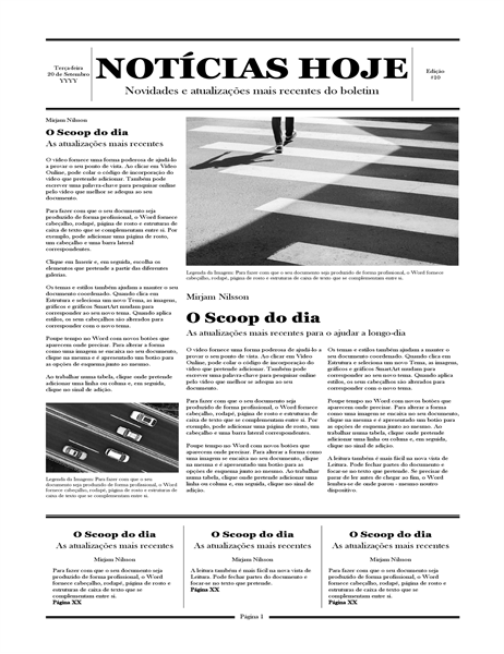 Jornal tradicional Jornal tradicional