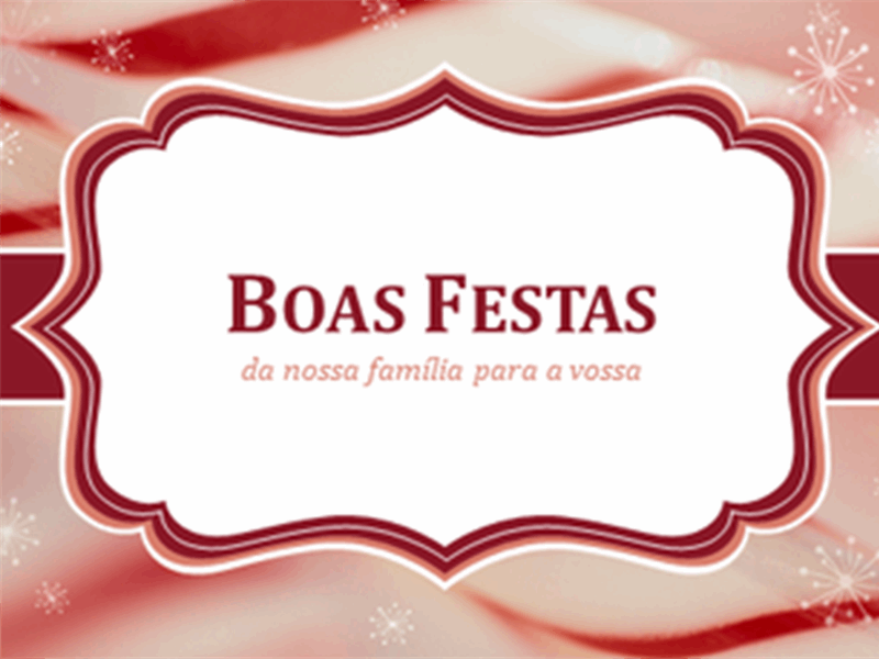 Cartões de Natal com doces em forma de bengala espiralada (2 por página) Cartões de Natal com doces em forma de bengala espiralada (2 por página)