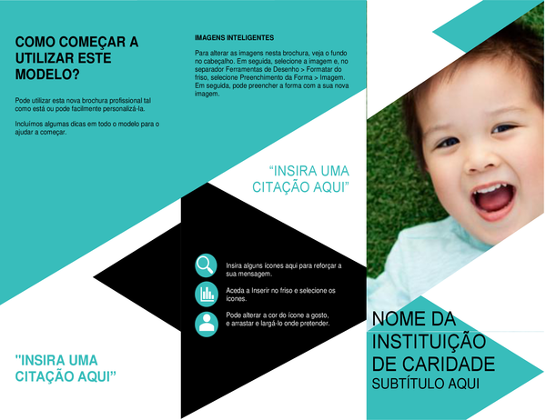 Folheto para organizações sem fins lucrativos Folheto para organizações sem fins lucrativos