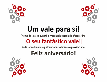 Vale de oferta Vale de oferta