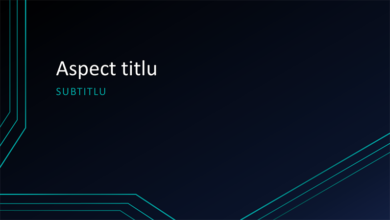Prezentare cu linii de circuit triple (ecran lat) Prezentare cu linii de circuit triple (ecran lat)