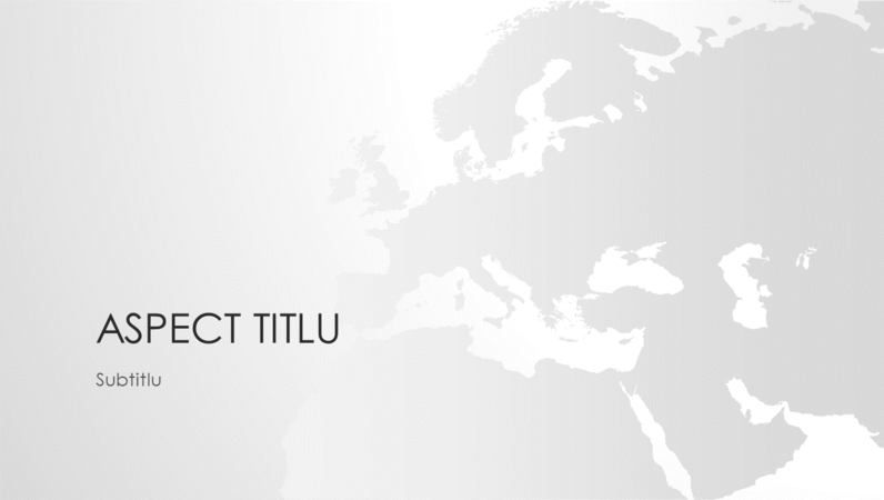 Seria Hărțile lumii, prezentarea continentului european (ecran lat) Seria Hărțile lumii, prezentarea continentului european (ecran lat)
