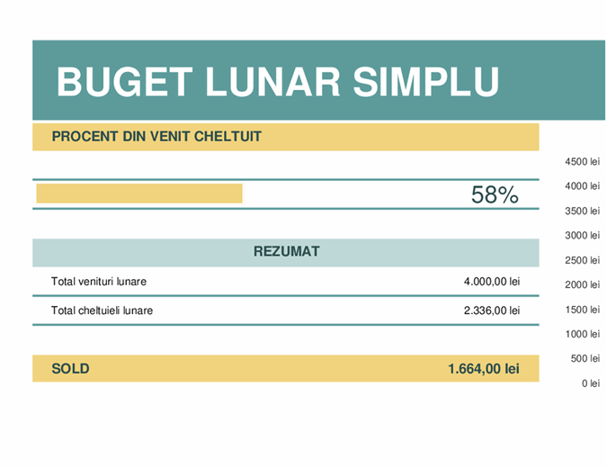Buget simplu