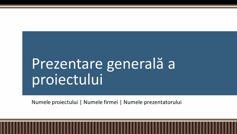 Prezentare generală a planificării proiectelor de firmă Prezentare generală a planificării proiectelor de firmă